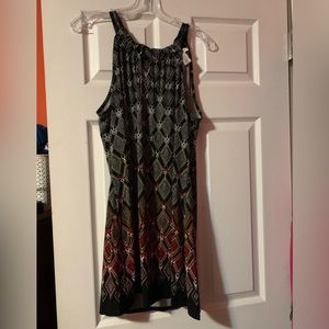 White House black market sleeveless dress mini xl